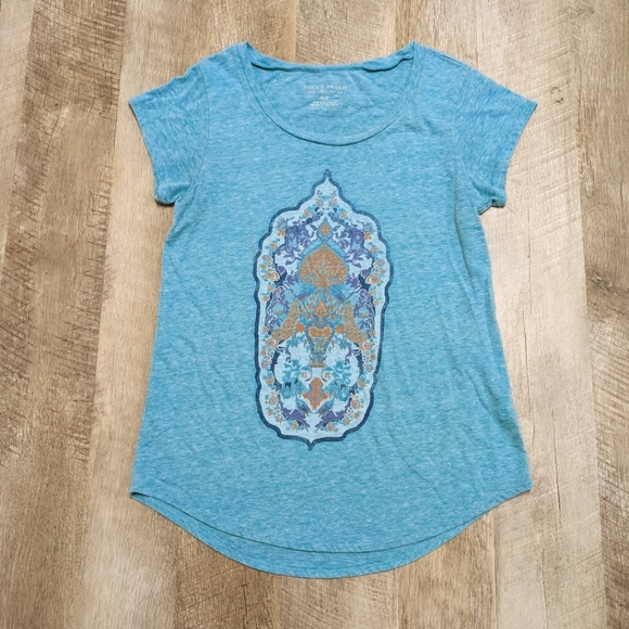 Lucky Brand Blue Tee Shirt - Picture 7 of 7